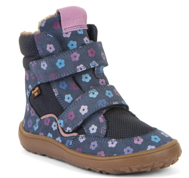 Froddo - Winterstiefel Barefoot Tex - denim+/Blümchen - Wool